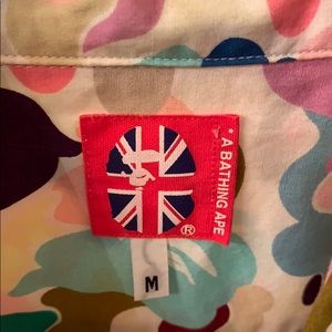 Bape France Button Up Shirt